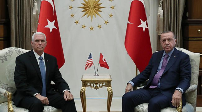 Son dakika: Cumhurbaşkanı Erdoğan'ın, Pence'i kabulü başladı