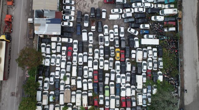 Yer Kocaeli... '500 milyon TL değerinde araç atıl durumda'