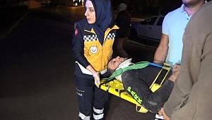 Tadilat yapan işçi 4 metrelik yerden düştü