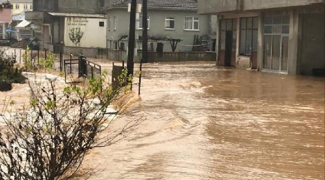 Sakarya’nın Karasu ve Kocaali ilçelerinde sel baskını