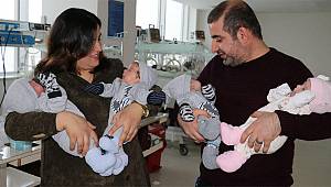 6 yıldır evlat hasreti çekiyorlardı... Dördüz sevinci!