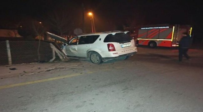 Düzce'de trafik kazası 1 yaralı