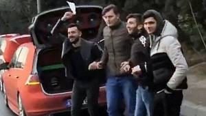 E-5'te akılalmaz görüntü!