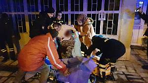 Kan donduran görüntü... Annesini defalarca bıçakladı