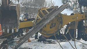 Karla mücadele çalışmasında feci kaza! Muhtar hayatını kaybetti...