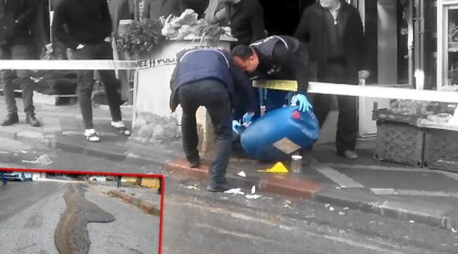 Kezzap bidonu patladı: 2 yaralı