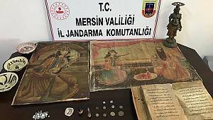 Mersin'de tarihi eser operasyonu: 2 gözaltı