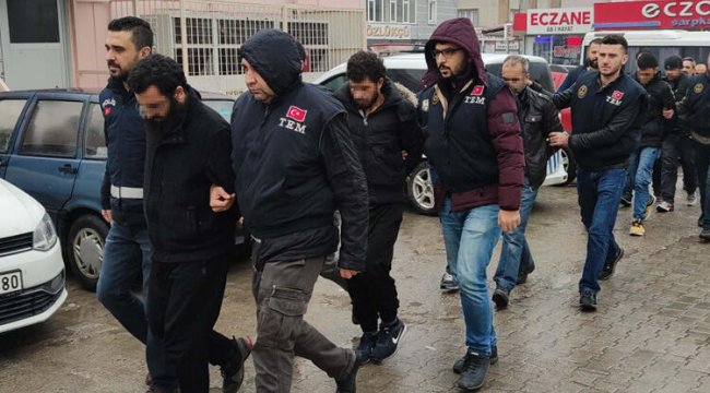 Osmaniye'de, 8 DEAŞ şüphelisi adliyede