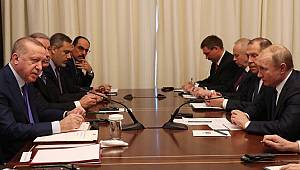 Son dakika: Cumhurbaşkanı Erdoğan-Putin görüşmesi sona erdi