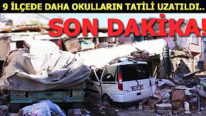 Son dakika haberler... 9 ilçede daha okulların tatili uzatıldı