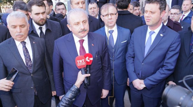 TBMM Başkanı Şentop: Adalara 3-5 silah koymakla tehdit oluşturacağını düşünenler yanılıyor