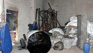Yağ kazanı patladı, 1 işçi yaralandı
