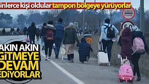 Akın akın gitmeye devam ediyorlar