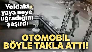 Bağdat Caddesi'nde takla atan otomobil kamerada