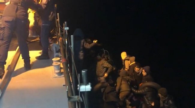Çanakkale'de 36 kaçak göçmen yakalandı
