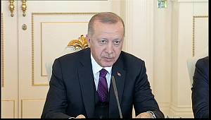 Cumhurbaşkanı Erdoğan'dan Azerbaycan'da önemli açıklamalar
