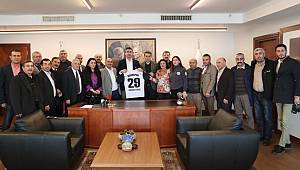 Dernek Başkanları ve Yöneticilerinden Başkan Gökhan Yüksel'e Ziyaret