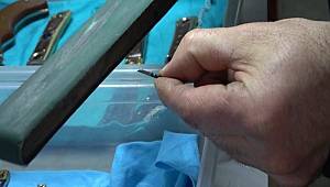 Dünyanın en küçük bıçağı Samsun'da yapıldı