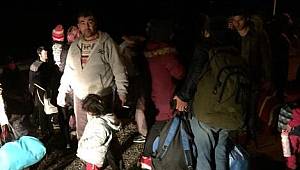 Düzensiz göçmenler Çanakkale'de sahillere geliyor