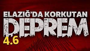 Elazığ'da 4.6 büyüklüğünde deprem oldu! Son dakika Elazığ depremleri...