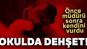 Güvenlik görevlisi önce okul müdürünü sonra kendini vurdu