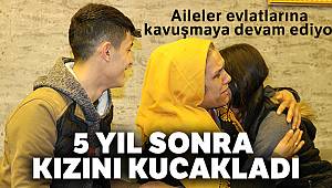 HDP önünde eylem başlattı, 5 yıl sonra kızını kucakladı