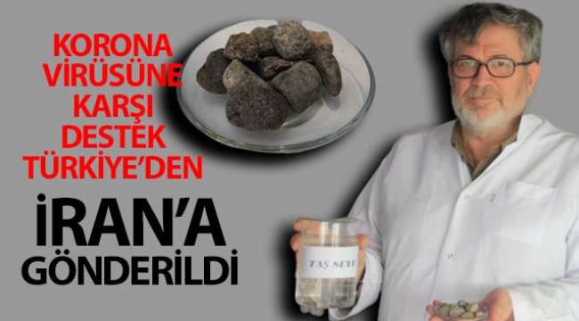 İran’a korona virüsüne karşı taş suyu ile destek Türkiye’den