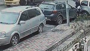 Kağıthane'de lüks cipe silahlı saldırı! Görüntüler ortaya çıktı