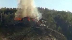 Komşuları imdadına yetişti