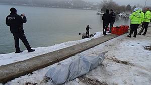 Malatya'da gölete uçan otomobilden cansız bedeni çıkarıldı