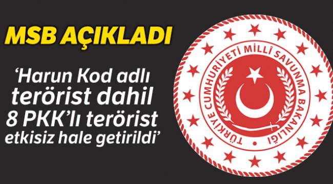 Milli Savunma Bakanlığı: