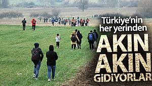 Mülteciler akın akın gitmeye başladı