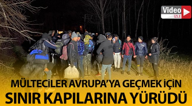 Mülteciler Avrupa’ya geçmek için sınır kapılarına hareket etti