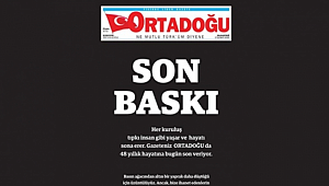 Ortadoğu gazetesi yayın hayatına son verdi! Dikkat çeken açıklama