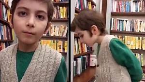 Sosyal medya 10 yaşındaki kitap kurdu Atakan'ı konuşuyor (Felsefeyle ilgili yorumları hayrete düşürdü)
