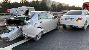 TEM Otoyolu'nda zincirleme kaza