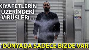 5 litre dezenfektan bin kişiyi dezenfekte ediyor! Dünyada sadece bizde var