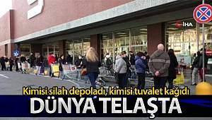 ABD’liler silah depolarken, Avrupa ülkeleri tuvalet kağıdına akın etti