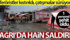 Ağrı'da servis aracına roketli saldırı!