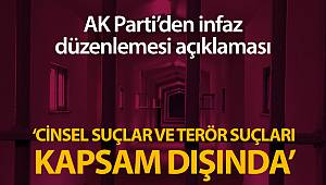 AK Parti'den İnfaz düzenlemesi açıklaması