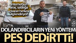 Aracının başkası tarafından satışa çıkarıldığını görünce şok oldu