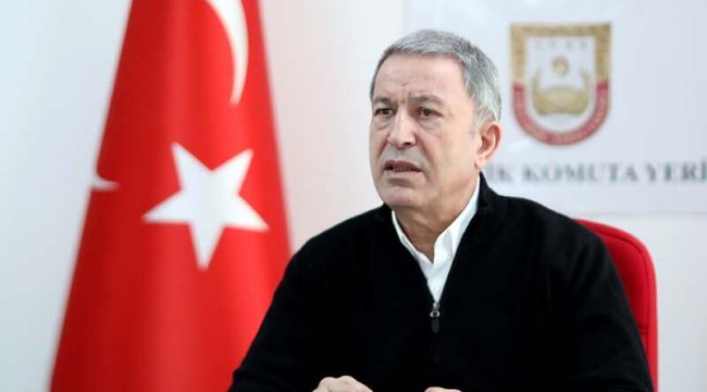 Bakan Akar'dan 'Bahar Kalkanı Harekatı' açıklaması
