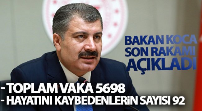 Bakan Fahrettin Koca açıklama yapıyor!