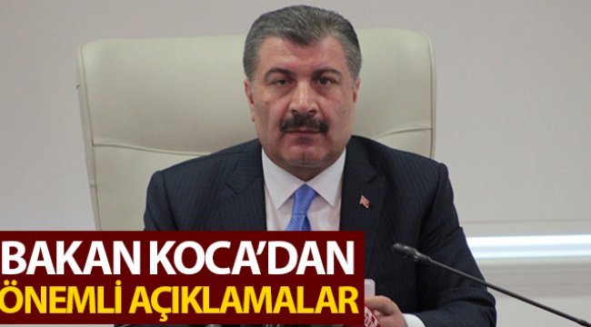 Bakan Koca koronavirüs tedbirleri hakkında genel kurulu bilgilendiriyor