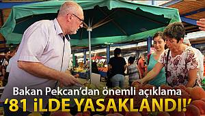 Bakan Pekcan sebze-meyve toptan ve perakende satışına yönelik tedbirleri açıkladı
