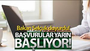 Bakan Selçuk: 'Kısa çalışma ödeneği başvuruları yarın başlıyor'