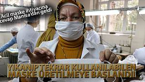 Bakanlık kutladı, yıkanıp tekrar kullanılabilen maskeler acil ihtiyaca cevap verecek