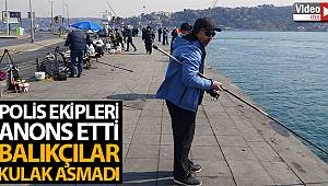 Balıkçılar öğle saatlerinde Arnavutköy sahiline akın etti