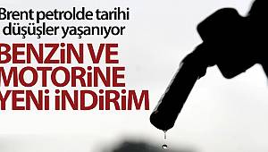 Benzin ve motorine beklenen indirim geldi