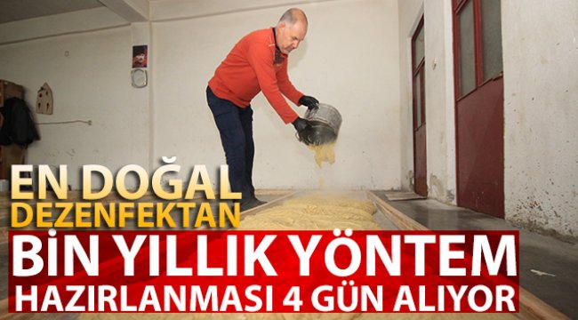 Bin yıllık yöntemle yapılan en doğal dezenfektan 'Sabun'